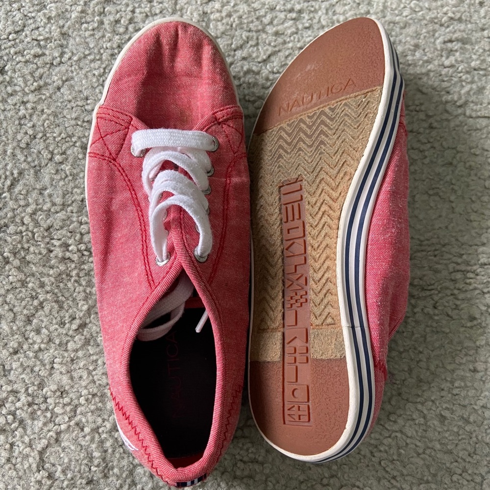 Nautica Red Canvas sneakers
